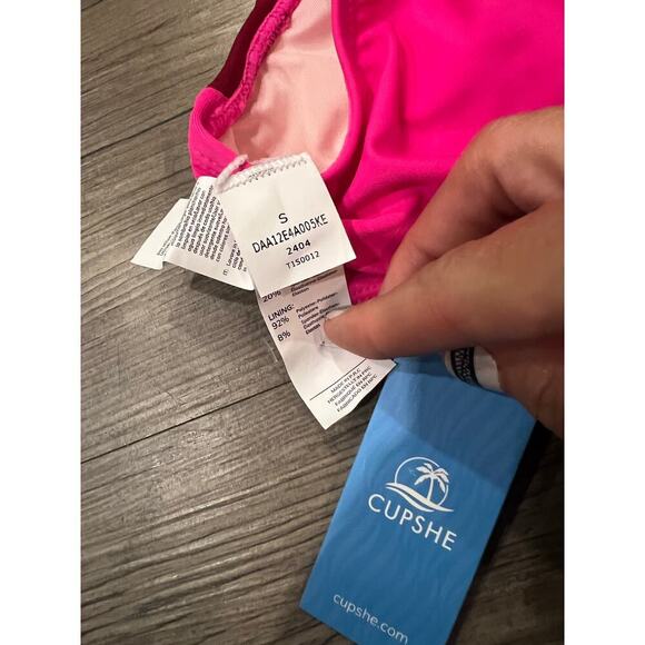 NWT Cupshe color block swimsuit - Picture 3 of 4